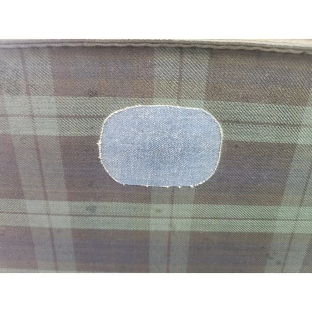 Vintage Leeds Plaid Carry On Luggage Bag Retro Travel Case SP